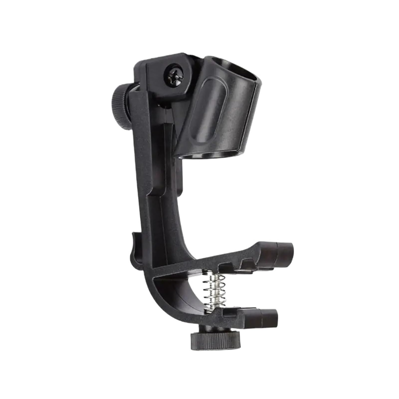 Wjiayao Black Drum Microphone Clips Drum Rim Shockproof Mic Clamp Stand Supplies Clip Holder Microphone