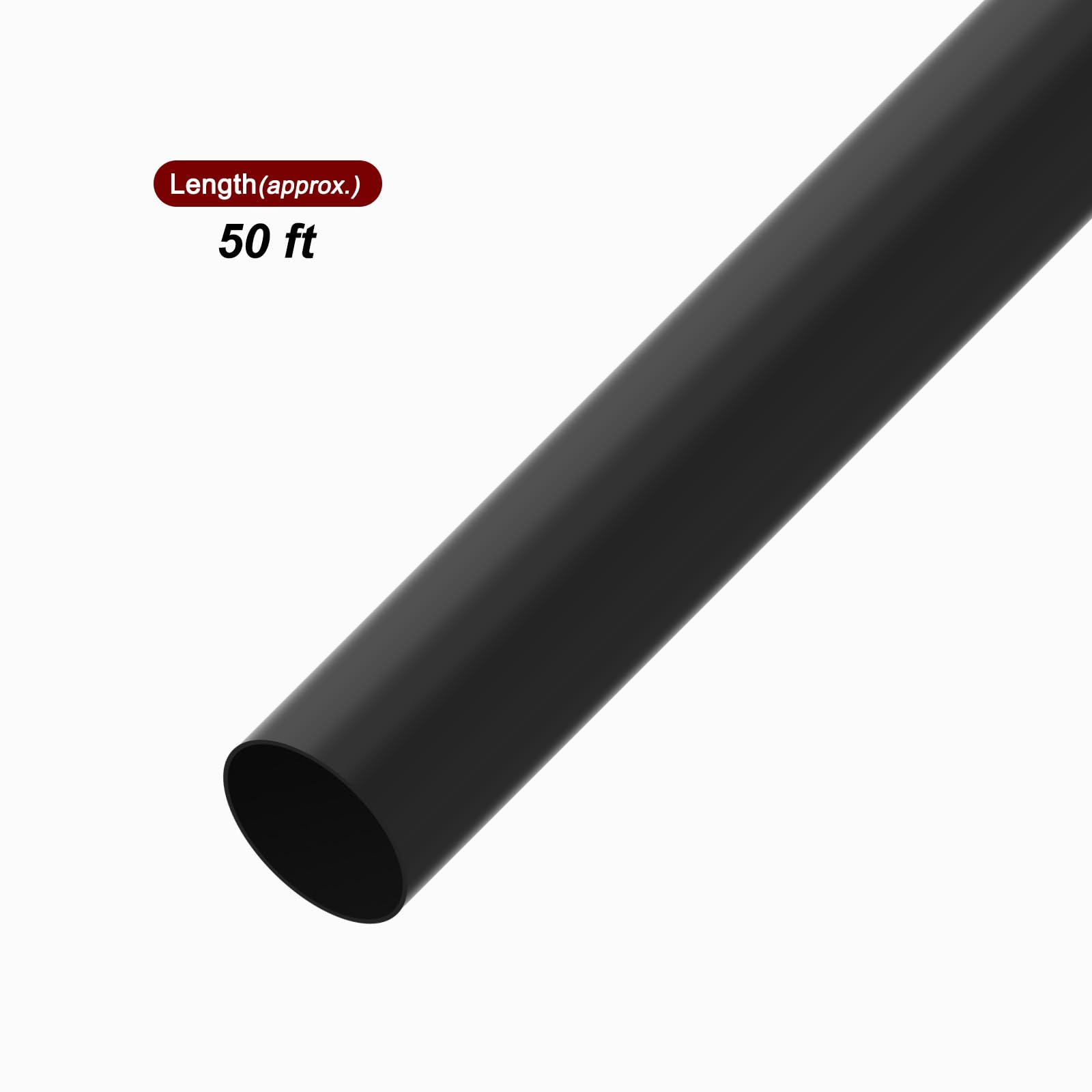 DMiotech Guaina Termorestringente Nero Diametro 1.25 Pollici