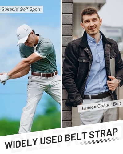 Image of BELTROAD Ratchet Belt Strap for Men Leather Belts Without Buckle | Only 1 3 /8 inch Replacement Belt Strap for 1.5 inch Buckle Men's Adjustable Leather Ratchet Belt for Jeans Pants Dress Casual Gifts