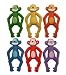 Multipet Lenny the Monkey Latex Plush File Dog Toy, 10.5-Inch, Assorted