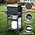 3-Burner Propane Gas Grill with 30,000 BTU Output - Double-layer Stainless Steel Grill Lid, Cast Iron Cooking Grids, Easy-Clean Grease Management & Even Heat Distribution for Perfect BBQs