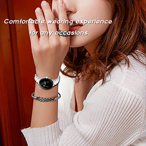Correa de Metal y Resina Compatible con Google Pixel Watch 45mm miniatura 5