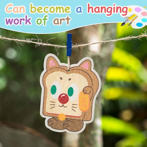 Humyoun 20 peças de papel de textura de espuma mágica, 4 formas, papel de pintura de textura de espu