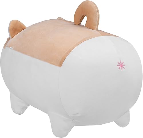 Miniatura 2 de Auspicious beginning Shiba Inu Corgi Kawaii - Almohada suave para abrazar, peluche de perro de peluche, regalo para niños de 15.7 pulgadas