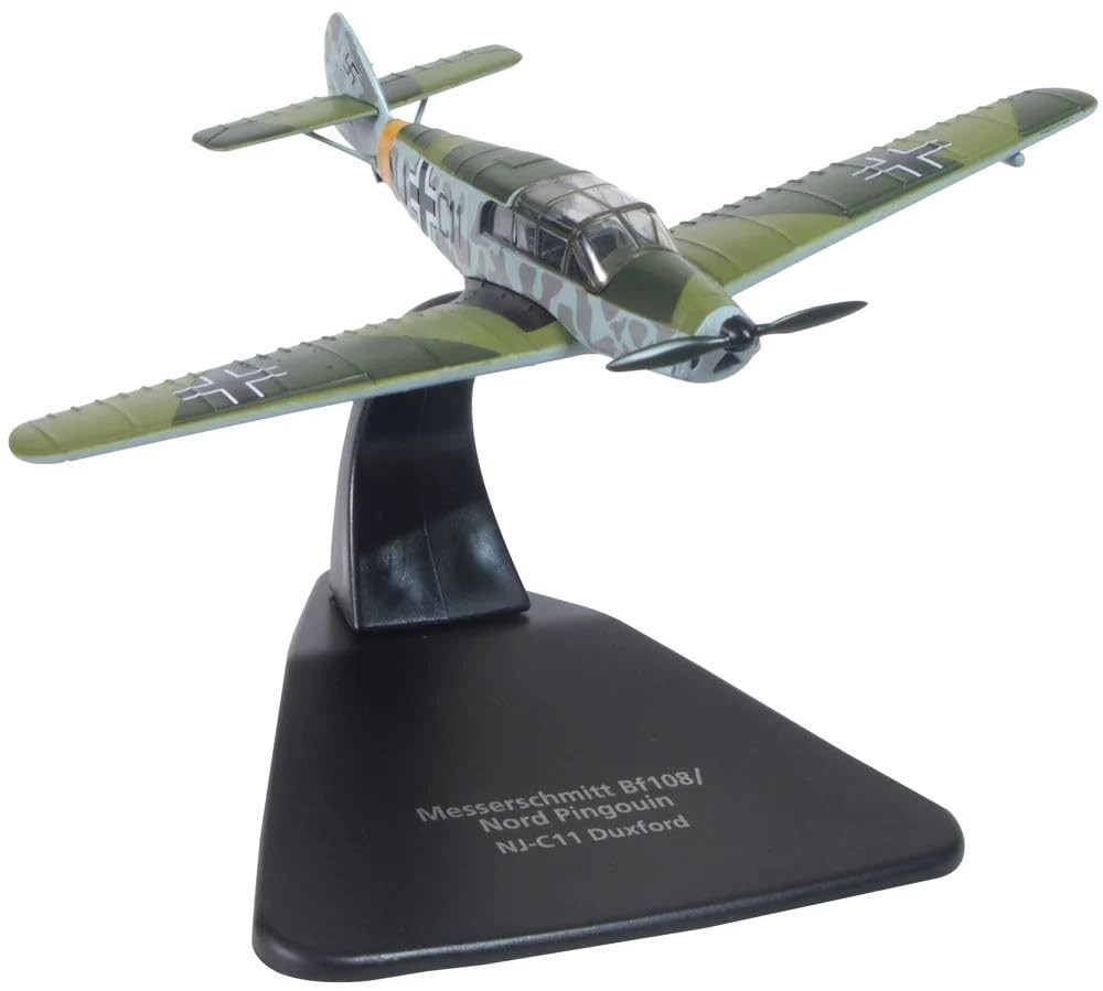 Airmodels Mixed Messerschmitt Bf 108 Diecast Aircraft Model 1/72 Scale Plane Toy Collectable Gift