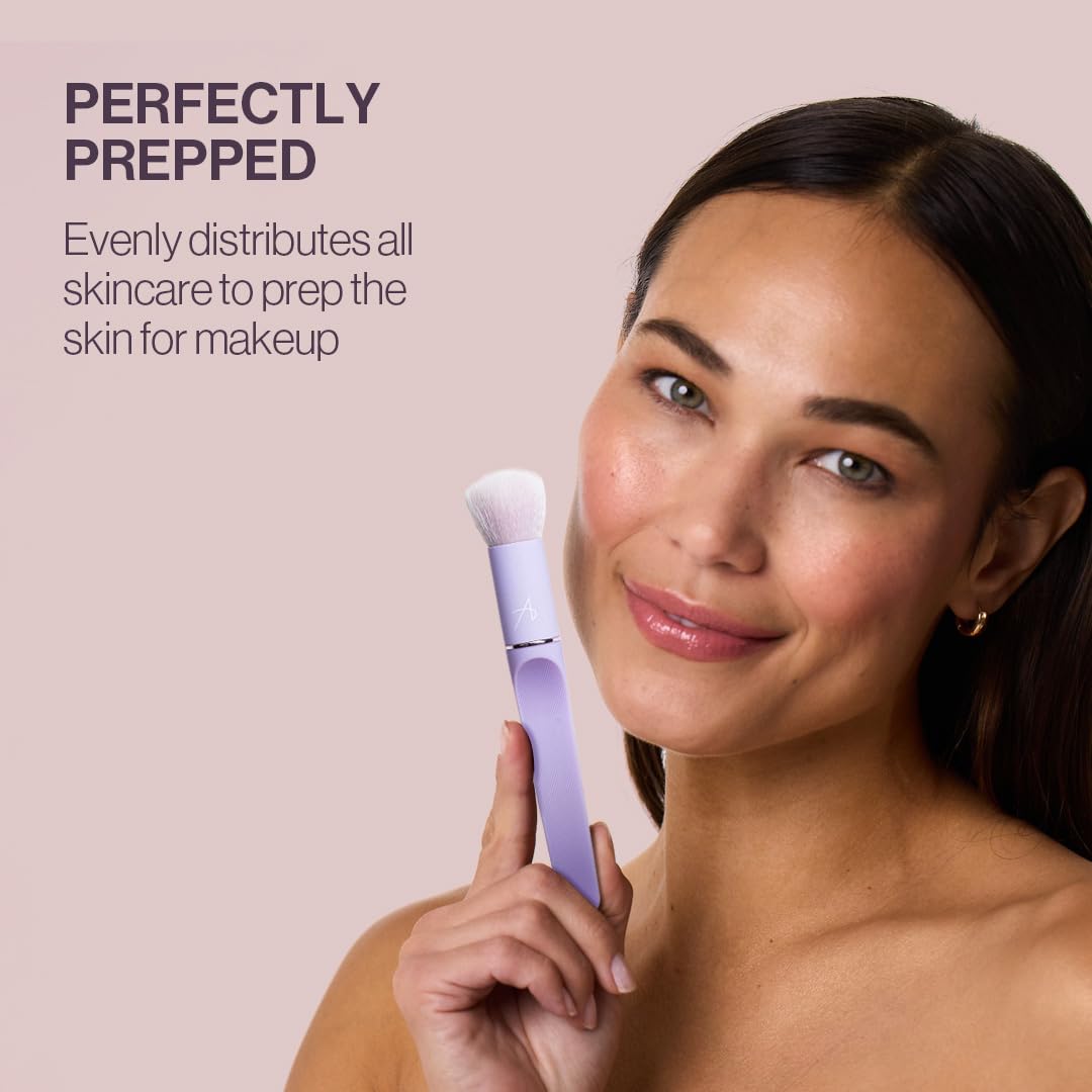 Anisa Beauty All-Over Care Brush | Multi-Use Face Skincare Brush for Even Product Application | Soft Fibers for Primer, SPF, and Tinted Skincare | Ideal for All Skin Types