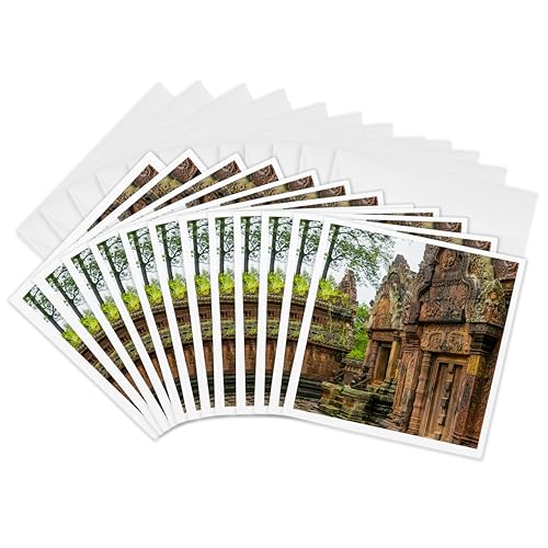 Cartes de vœux Cambodge Angkor Siem Reap lot de 12 correspondance format carré gc_312910_2