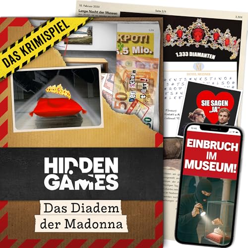 Hidden Games Tatort - Das Diadem der Madonna, Krimispiel für Erwachsene,...