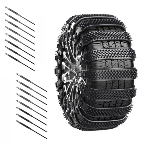Chaînes à neige antidérapantes pour pneu 165-275mm réutilisables
