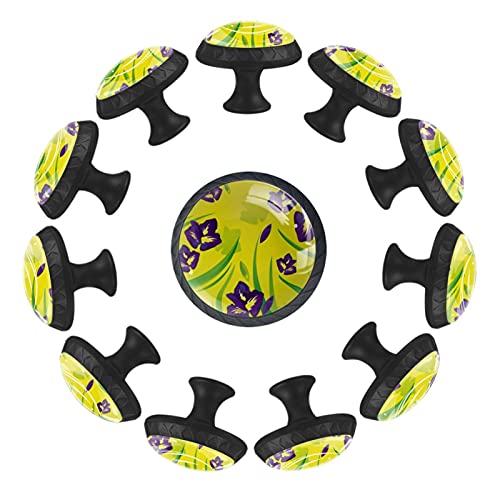 Boutons de tiroir iris violet pour rénover facilement une commode fade ou usée