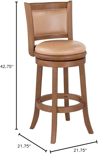 Miniatura 81 de Boraam Augusta - Silla alta giratoria de altura Negro -,Negro/Cappuccino,Negro/Cerezo,Marrón/Capuchino,Capuccino,Cereza,Cepillo de alambre