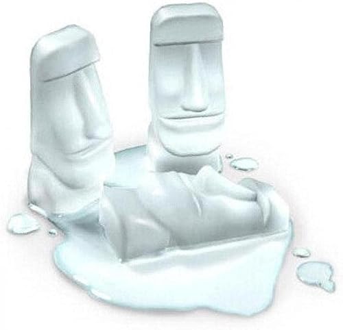 Miniatura 3 de Isla de Pascua Estatuas de Piedra Bandeja de Hielo Cubos Diy Molde Verano Mini Molde de Pastel de Silicona