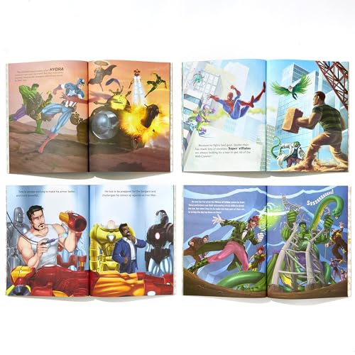 Golden Books PRH978-0-449-81735-3 Marvel Super Heroes Little Golden Book Library: 5-Book Boxed Set: Spider-Man thumb #4