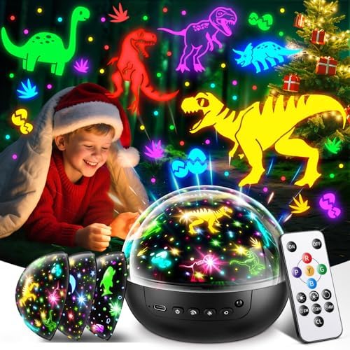 Dinosaur Toys for Kids 3-5, 【Remote+3 Films+93 Effects】 Dinosaur ...