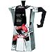 Ibili 610903 Cafetière Express 3 Tasses Bahía Aluminium fondu, Argent/Noir