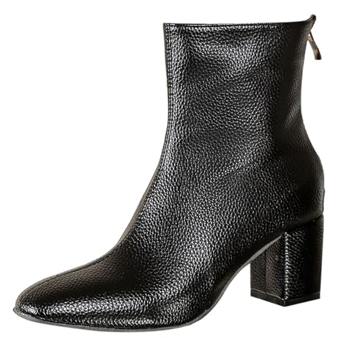 Chaussures mi-mollet à talon haut stable pour éviter l'entorse