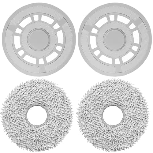 DianSung Paños de fregona con soporte de repuesto Accesorios para Xiaomi X20+, para Dreame L10s Pro Gen 2, L10 Ultra, L10S Pro, L10S Ultra, L10 Prime, X20 Pro Aspirador