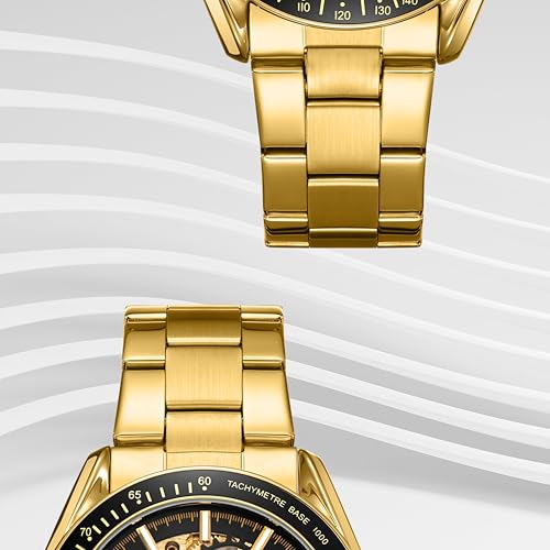 Image of Kenneth Scott Men's Mechanical Casual Watch |43mm - K22312-BBBB