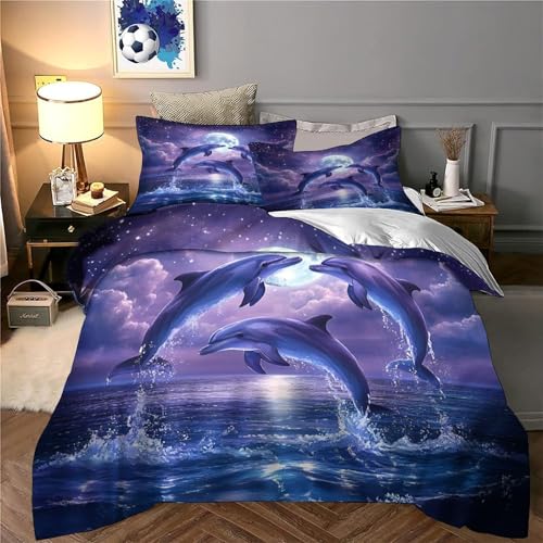 Housse de Couette Dauphin Confortable pour un Sommeil Profond
