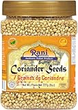 Rani Coriander (Dhania) Seeds Whole, Indian Spice 8oz (227g) PET Jar ~ All Natural | Gluten Friendly | Non-GMO | Vegan | Kosher | Indian Origin