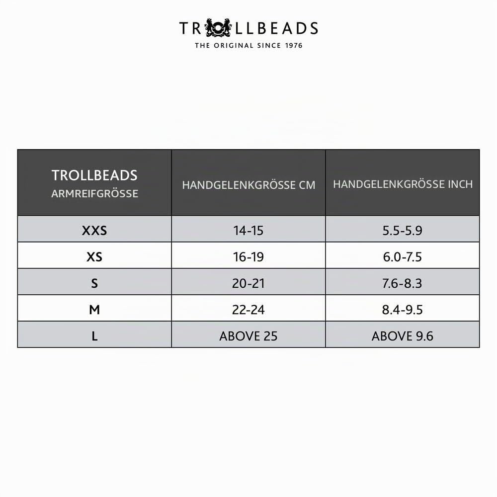 Trollbeads Damen-Armreif 925 Silber 1540