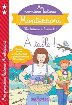 Paperback Mes premières lectures Montessori - A table [French] Book