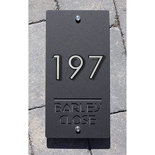 (10 Pack) 4.92" Black Door Numbers (0 To 9)， Glow In The Dark Door Signs.for Maibox 0R Door Address, Home 0Ffice Hotel Room, Shop Commercial Building Sign #TOP7