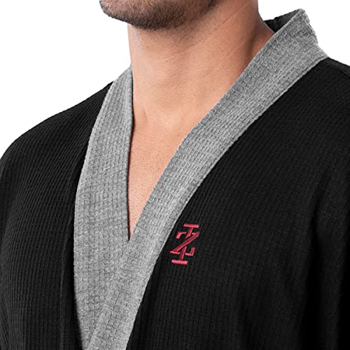 Image of IZOD Men's Waffle Knit Kimono Robe