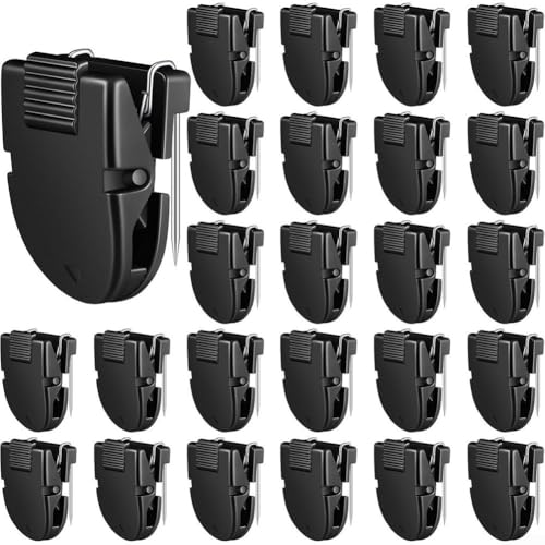 50 clips de plástico para organizar horarios, notas y fotos en paneles de tela y paredes de cartón en entornos domésticos y de trabajo (25 piezas, negro) 50 clips de plástico para organizar horarios, notas y fotos en paneles de tela y paredes de cartón en entornos domésticos y de trabajo (25 piezas, negro)