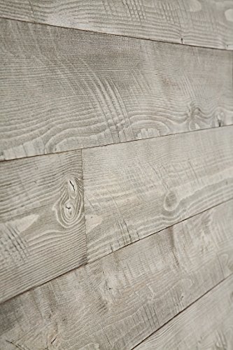 WoodyWalls Self-adhesive, Wood Wall Panels. (19.5 sq. ft. per box) Gray Color - Thumbnail 6