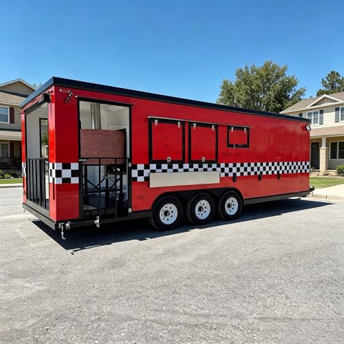 Custom Commercial Towable Mobile Food Truck and Food Trailer