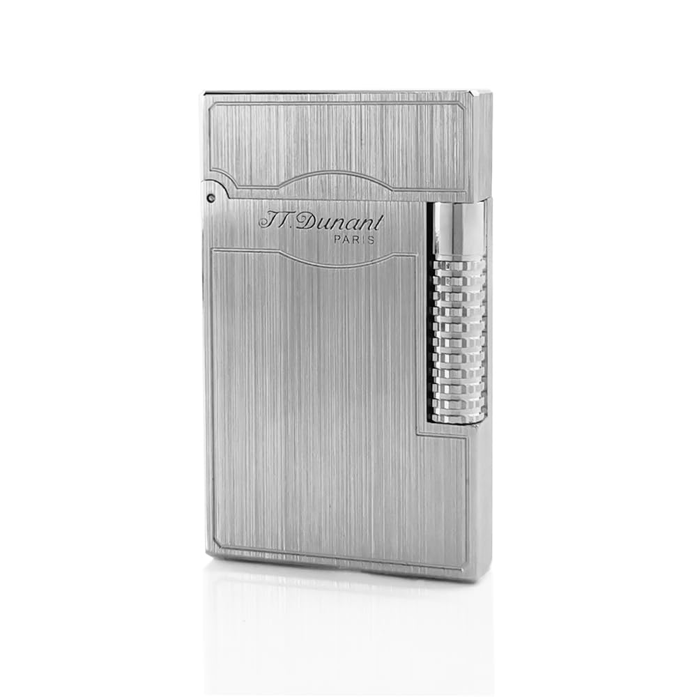 Classic Brushed Lighter Brass Soft Flame Lighter Silver