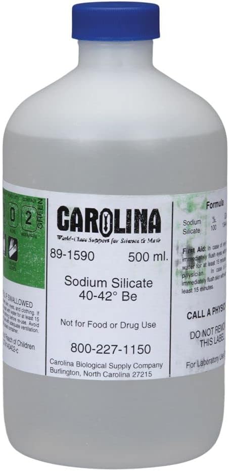 Sodium Silicate Solution, Laboratory Grade, 500 Ml