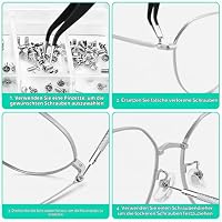 XIATIAN 1000 Kleine Schrauben Set, M1.2 M1.4 M2 Mini Mikroschrauben (L＋N) – Ansicht 6