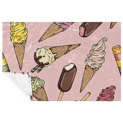 Couverture d'été glace 150x100 cm douce pour lit et canapé - 2