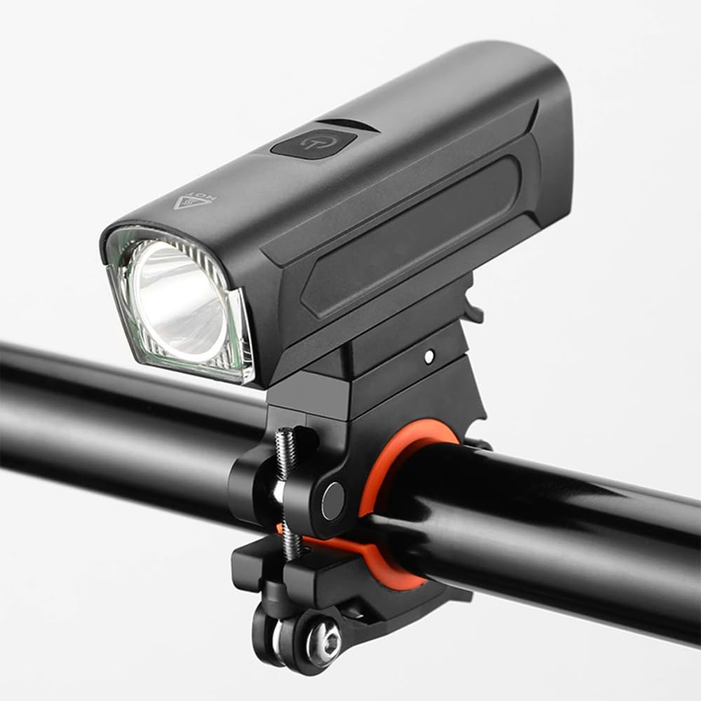 Luce per Bici Ricaricabile USB 1300 Lumen Torcia Super Luminosa per Ciclismo su Strada Notturno