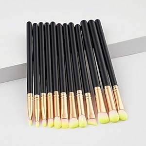 Brush 12Pcs Eyebrow Kits Tools Makeup Brush Cosmetic Sets Eyeshadow Brush Vanity