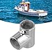 ArtHoval 316 Stainless Steel Three-Way Pipe Tee Connector for Plumbing Marine Industrial Use, Silver Pipe Joint for Branching Pipeline Systems(25MM)