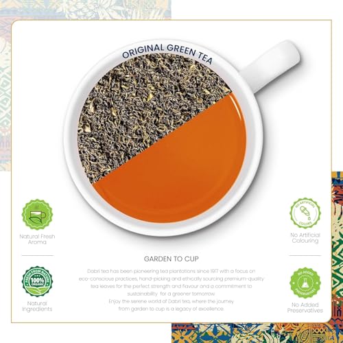 Image of Dabri Detox Green Tea 32 Pyramid Dip Tea Bags Combo |Pack of 2 x 16 Tea Bags Each |Fresh Natural flavoured green tea for good health |Rich with Anti-Oxidants |Immunity Booster, Used to Reduces Waist
