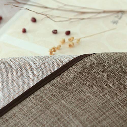 Nappe en lin imitation MU pour protéger et sublimer votre table - 6