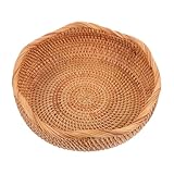 Corbeille à ronde : bénéficie d'un design minimaliste qui complète sans effort la décoration de n'importe quelle maison, corbeille à imitation rotin