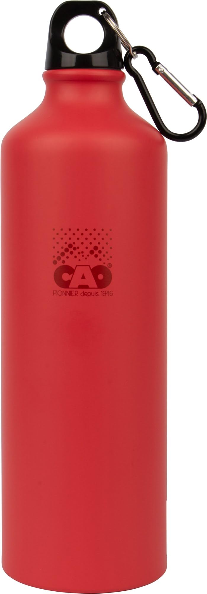 Cao "ART" Water Bottle 0.75 Litres Aluminium Height 25 cm Diameter 7.3 cm Red