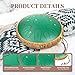 Steel Tongue Drum - 13 Inch 15 Note Tongue Drum, Handpan Musical Instrument for Adults Kids, Steel Drum with Music Book, Steel Drums Instruments with Mallet and Carry Bag, C Major (Green)