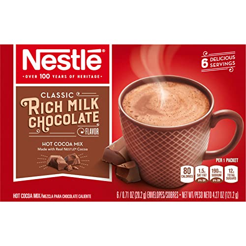 NESTLE Rich Milk Chocolate Hot Cocoa Mix 6-0.71 oz. Packets