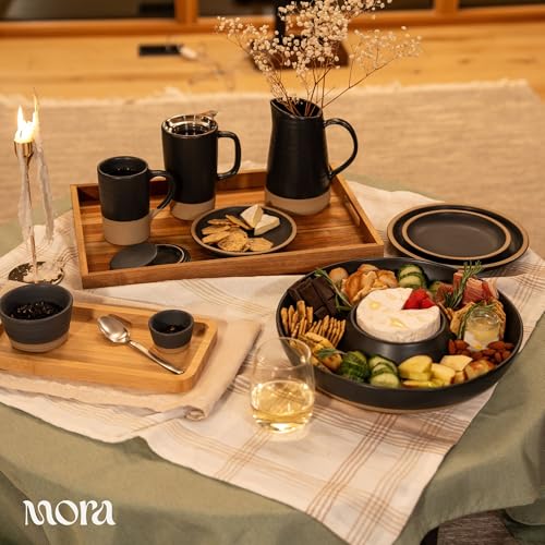 Mora Ceramics Tea Cup with Loose Leaf Infuser, Spoon and Lid, 12 oz, Microwave and Dishwasher Safe Coffee Mug - Rustic Matte Ceramic Glaze, Modern Herbal Tea Strainer - Great Gift for Women, Liquorice by MORA - Image 7
