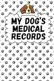 sarah records blogspot  My Dog\'s Medical Record Notebook: Dog\'s Vaccination Record Matte Notebook 121 Pages 6x9 in