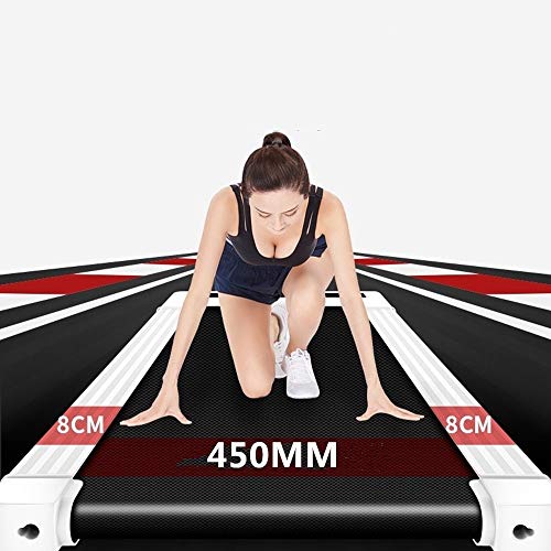 Image of Full-Folding Home Treadmill, Installation-Free, Small and Ultra-Quiet, LED Display Sports Walking Machine, Suspension Balance Shock Absorption (One Color-Schwarz)