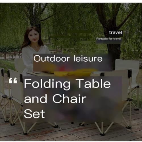 Tragbares Klapptisch- und Stühle-Set – leichte Picknick- und Campingausrüstung für Hinterhof, Strand, Heckklappe, Outdoor-Aktivitäten – einfach zu transportieren und aufzubewahren