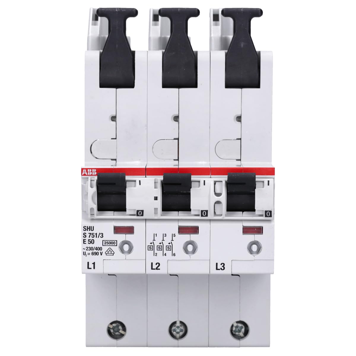 ABB Hauptsicherungsautomat SHU S751/3-E50