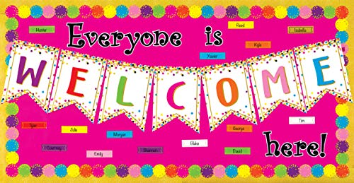 Image of Teacher Confetti Circles Die-Cut Border Trim